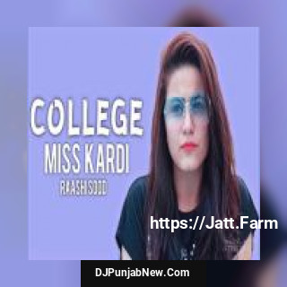 College Miss Kardi Raashi Sood song cover